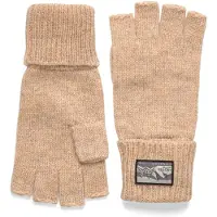 Hestra - Raggwool Half Finger - Guantes size 8, beige