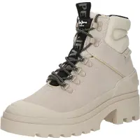 Pepe Jeans para mujer. PLS500008 Botines de piel Hale Urban blanco (39), Plano, Cremallera, Casual, outlet 2026.