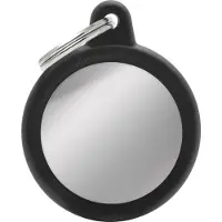 My Family Hushtag Placa Para Mascota Circular
