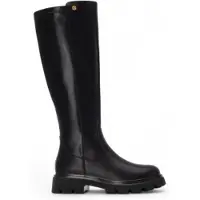 Xti para mujer. 14441901-NEGRO Botas 144419 negro (38), Plano, 1 a 3cm, Cremallera, Casual, outlet 2026.
