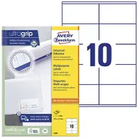Avery Zweckform 3425 Etiquetas A4 105 x 57 mm — 10 por hoja | Pack 100 hojas
