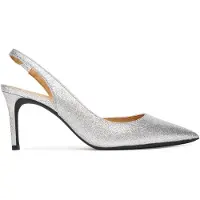 Michael Kors Alina Flex Sling Pump Silver Talla: 39 | Pumps Outlet | Mujer | Gris