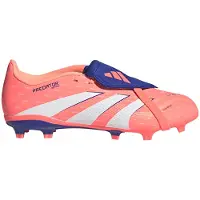 Adidas adidasBota con lengüeta plegable Predator League césped natural seco / multisuperficie 35 1/2 Signal Coral / Cloud White / Beam Orange Niño