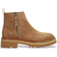 Alpe para mujer. 548311 Botines de Piel Nordic marrón (40), Plano, 1 a 3cm, Cremallera, Casual, outlet 2026.