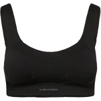 Icebreaker - Women's Merino Queens Clasp Bra - Sujetador deportivo size S, negro