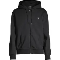 Ralph Lauren para hombre. 710888282001 Sudadera de punto doble con cremallera negro (S), Casual, Algodón, Manga larga, Polo Ralph Laure
