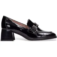 Hispanitas para mujer. HI243590 Zapatos de tacón de piel tiras negro (36), 3 a 5cm, Ninguno, Casual, outlet 2026.