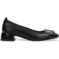 Hispanitas para mujer. HI254318 Zapatos de Piel Oporto negro (39), 3 a 5cm, Ninguno, Casual, outlet 2026.
