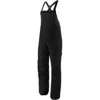 Patagonia - Pantalones de esquí mujer - W's Snowdrifter Bibs Black w/Black para Mujer - Talla M - Negro