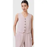 AllSaints Aleida Tri Waistcoat Mauve Chalk Pink Talla: 4 | Chaquetas Outlet | Mujer | Púrpura