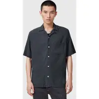 AllSaints Cudi Ss Shirt Fountain Blue Talla: L | Camisas Casuales Outlet | Hombre | Azul