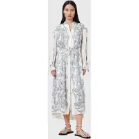 AllSaints Delphine Shirt Dress Lita Soft Blue Talla: 2 | Vestidos Midi Outlet | Mujer | Azul