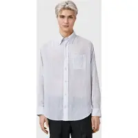 AllSaints Holme Ls Shirt Willow Blue Talla: L | Camisas Casuales Outlet | Hombre | Azul