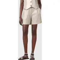 AllSaints Averie Short Silver Grey Talla: 2 | Pantalones Cortos Outlet | Mujer | Gris