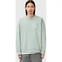 AllSaints Soleil Crew Slate Green Talla: M | Jerséis Outlet | Hombre | Verde