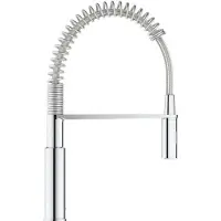 GROHE Grifo de cocina , monomando, 2 tipos de chorro, grifo de cocina profesional extraíble, número de artículo: 30361000