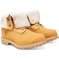 Timberland para mujer. TB18329R2311 Botines de Piel impermeables Authentic marrón (36 W), Plano, 1 a 3cm, Casual, Amarillo, outle