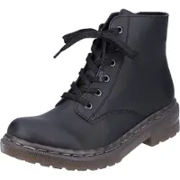 Rieker Botines con cordones negro