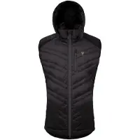 Grüezi Bag - Lightful DownWool Vest - Chaleco de plumas size M, negro/gris
