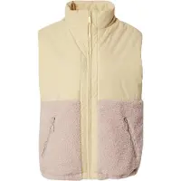 Mazine - Women's Fabric Blocking Vest - Chaleco de forro polar size M, beige
