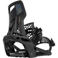 Nidecker - Fijaciones snowboard - Supermatic OG Black de Nylon - Talla 35,5-37,5 - Negro