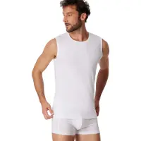 Schiesser Camiseta térmica blanco