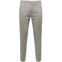 Only & Sons Pantalón chino 'ONSMark' piedra / offwhite