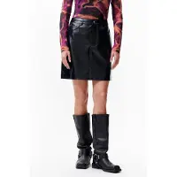 Catwalk junkie Vegan Leather Skirt Black Talla: 34 | Faldas de Cuero Outlet | Mujer | Negro