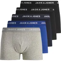 Jack & Jones Calzoncillo boxer navy / azul real / gris claro / negro / blanco