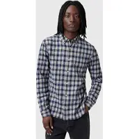 AllSaints Orin Ls Shirt Glam Purple Talla: XXL | Camisas Casuales Outlet | Hombre | Púrpura