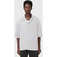 AllSaints Rialto Ss Shirt Crag Grey Talla: L | Camisas Casuales Outlet | Hombre | Gris