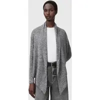 AllSaints Harper Cardigan Pale Grey Talla: S | Cárdigan Outlet | Mujer | Gris
