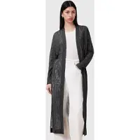 AllSaints Kaito Cardigan Carbon Grey Talla: M | Cárdigan Outlet | Mujer | Gris