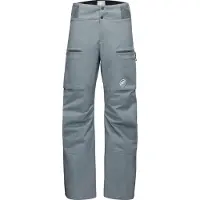 Mammut - Pantalones de esquí - Stoney HS Thermo Pants Men Strata - Talla L - Gris