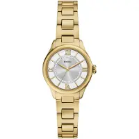 Fossil Reloj analógico 'GILMORE' oro / plata / blanco