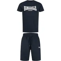 Lonsdale Ropa para correr navy / blanco