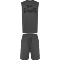 Lonsdale Ropa para correr 'Allanton' antracita / negro