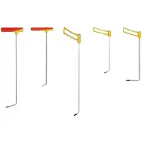 vidaXL Juego de 5 herramientas para extraer objetos atascados, acero para muelles