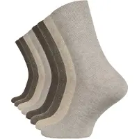 Cotton Prime Calcetines beige / marrón moteado / color barro
