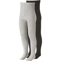 Cotton Prime Leotardos gris claro / negro