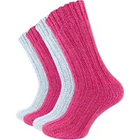 Cotton Prime Calcetines gris claro / rosa