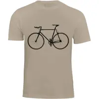 Cotton Prime Camiseta 'Bike - Fahrrad' camelo / negro