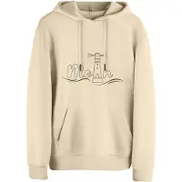 Cotton Prime Sudadera 'Leuchtturm - Moin' beige claro / negro