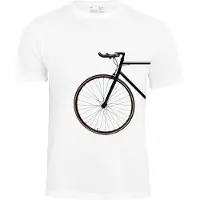 Cotton Prime Camiseta 'Bike Lover' negro / blanco