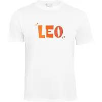 Cotton Prime Camiseta 'Löwe' naranja / blanco