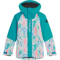 O'Neill Chaqueta de montaña azul / gris / verde / rosa