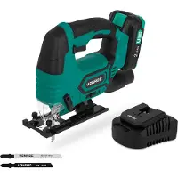 Vonroc Sierra de calar pendular sin cable 20V | Incl. batería 2.0Ah y cargador rápido