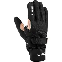 LEKI - Ropa para esquí nórdico - PRC Premium Thermo Plus de Cuero - Talla 9 - Negro