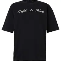 Karl Lagerfeld Jp Oversized T-shirt Black Talla: S | Camisetas de Seda Outlet | Mujer | Negro