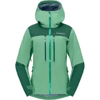 Norrøna - Marcas - Trollveggen Gore-Tex Pro Light Jacket W Dark Ivy para Mujer - Talla XS - Verde